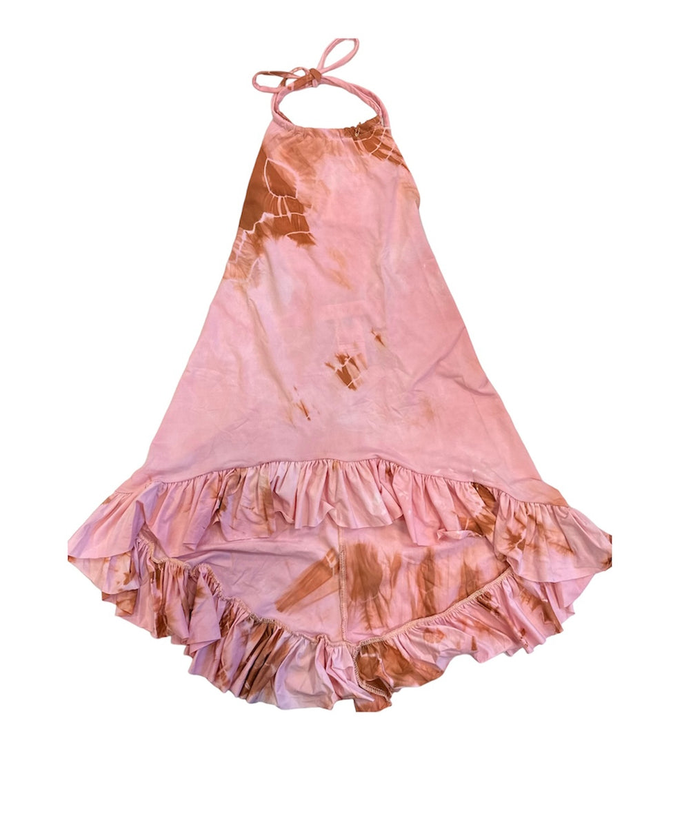 Martha Rey Girls Ochre Shibori Dress – LilSwimmas