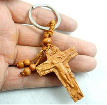 Load image into Gallery viewer, 1pcs Mahogany Three-dimensional Engraving Key Chain charm Lifelike Key Ring Car keychain for men woman wholesale
