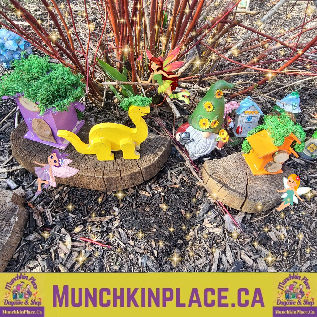 Munchkin Place Home Daycare Fairy Houses and Dinosaur