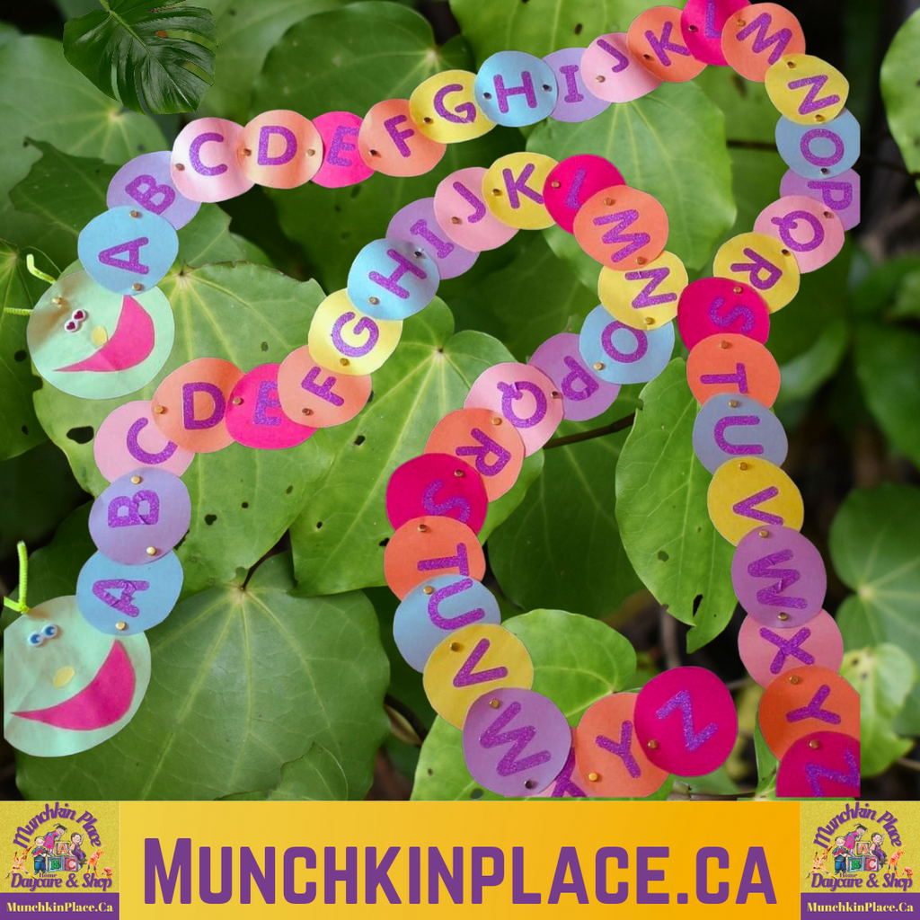 the very hungry caterpillar craft, caterpillar, simple crafts, munchkin place home daycare, munchkin place shop, art classe