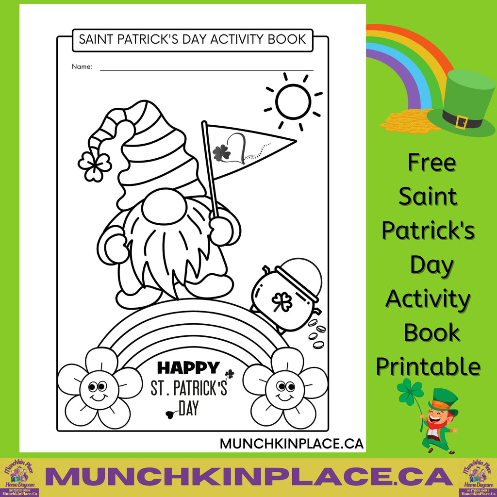 Saint Patrick's Day Free Coloring Activity Book