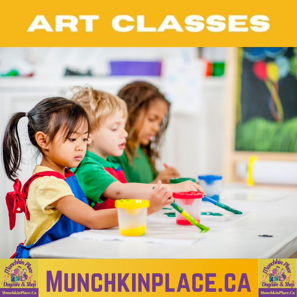 Munchkin Place Art Classes, art classes near me, best art teachers, early years