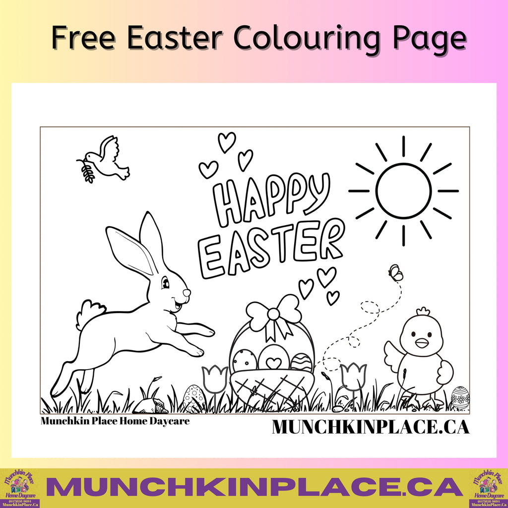 Easter Colouring Page Free Printable
