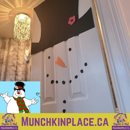 Snowman Door Craft