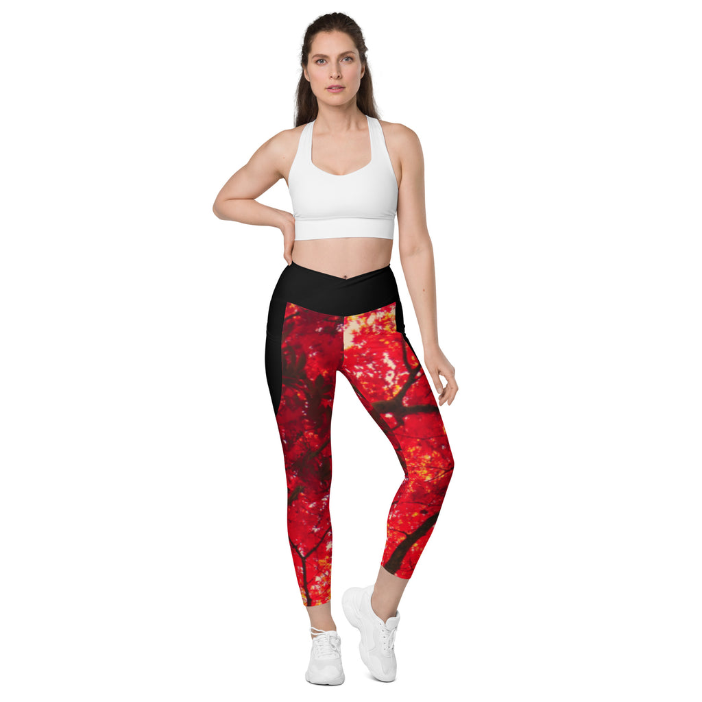 Crossover Leggings With Pockets -  Canada
