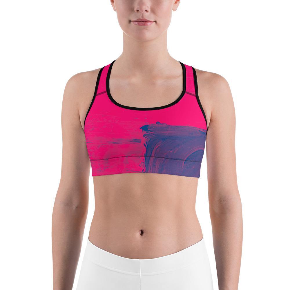 NWT Free People Movement Rebound Mini Sports Bra Withered Rose Size Small  $48