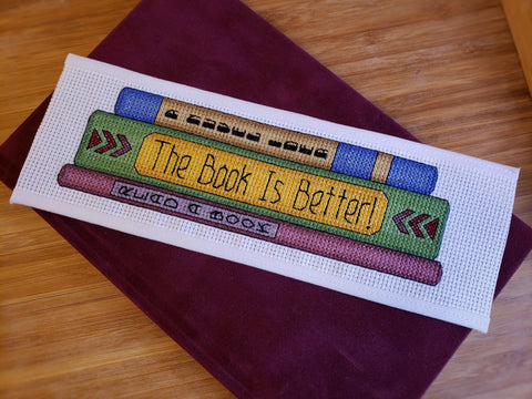 Another Book Opens Bookmark - Cross Stitch Pattern