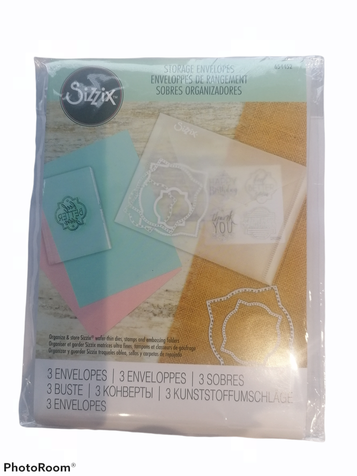 Sizzix Storage Envelopes Pk 3 Carls Craft Cabin
