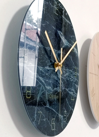 Nordic Marble Wall Clock Decor