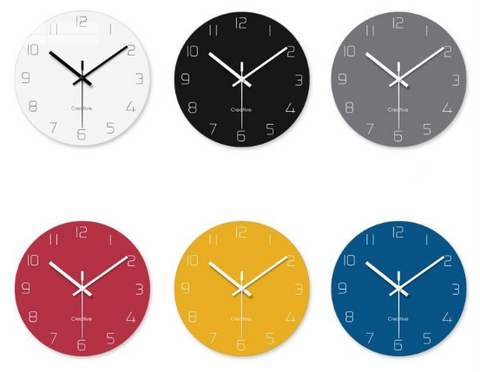 Nordic Simple Wall Decor Clock