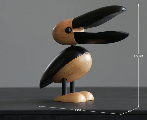 Handmade Toucan Tuppet Wood Nordic Home Decor