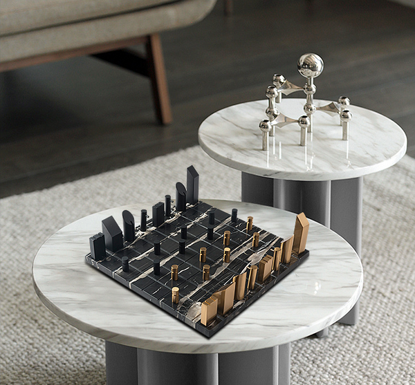 Handmade Marble chess set – Boho Living Room