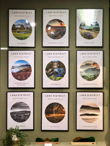 Garry Lomas Photography travel posters Fells of Cumbria