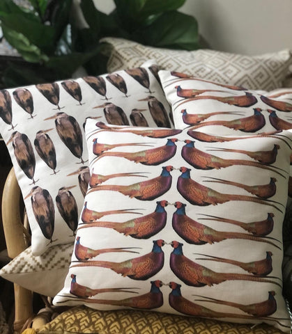 pheasant cushion