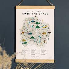 Swim the Lakes Hesta Scene Artwork