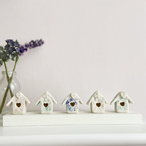 Amanda Mercer tiny ceramic birdhouse