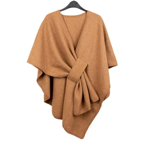 camel wrap cape