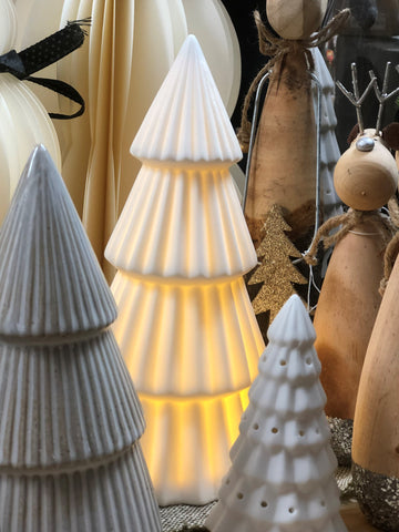Nordic Ceramic Christmas Tree light