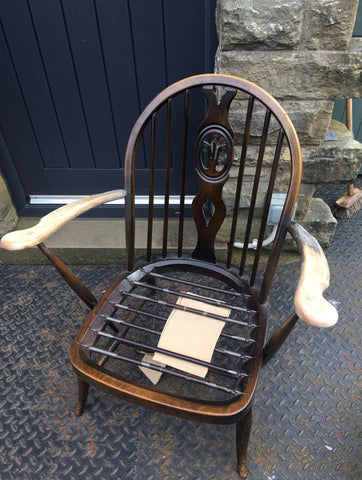 ercol chair sanded arms