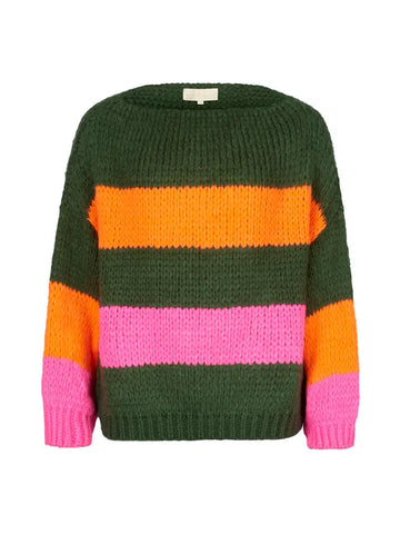 green stripe jumper