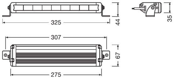 OSRAM LEDriving LIGHTBAR VX250-SP, LED Zusatzsch…