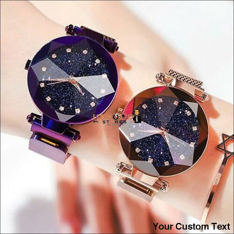 Ladies Magnetic Luxury Women Watches Fashion casual Diamond Female Quartz Wristwatches Herolds