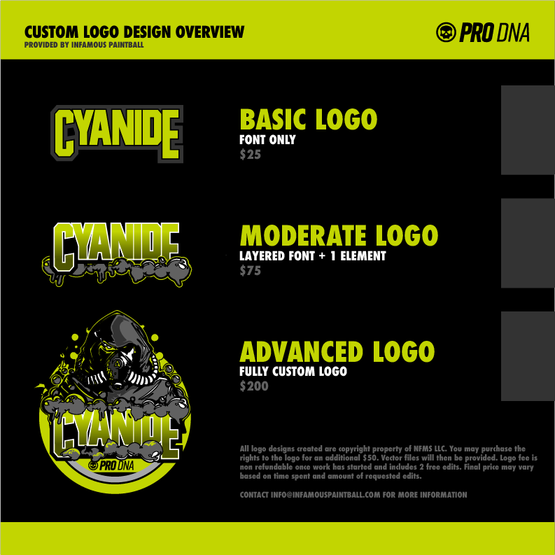 Infamous Custom Logo Design Fee