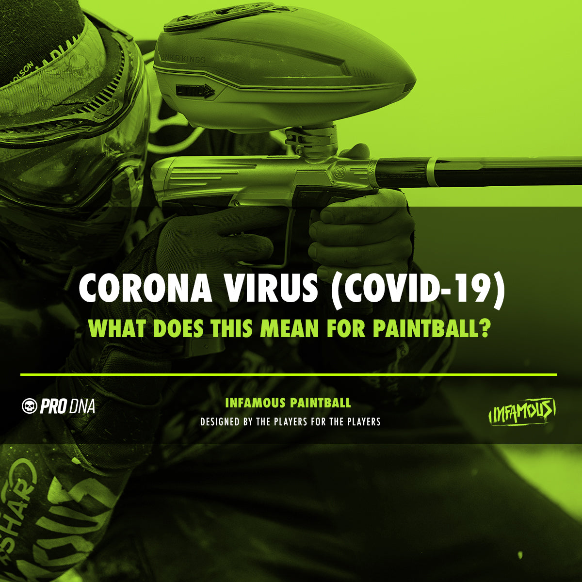 Paintball Corona Virus COVID-19 NXL Infamous Paintball