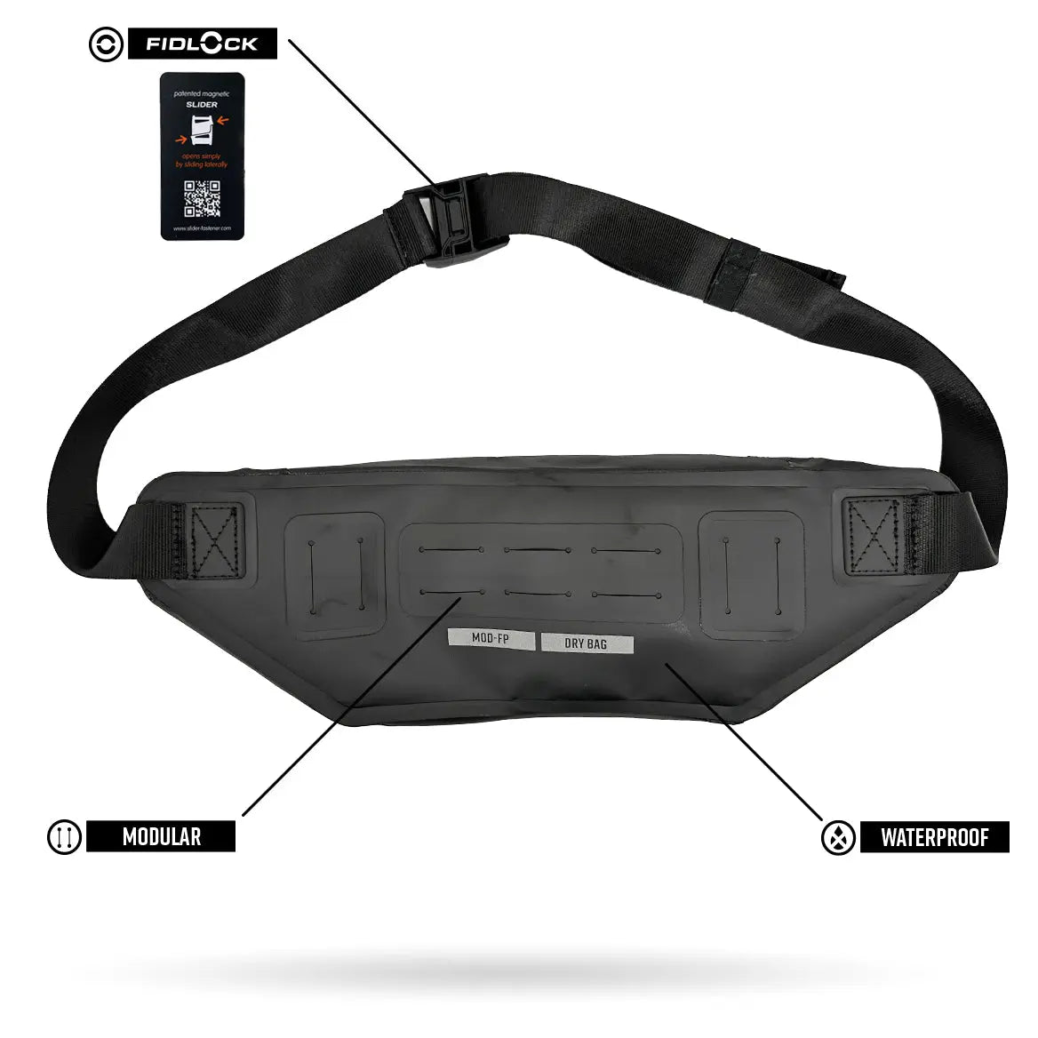 Waterproof Korean Waist Bag Outdoor Sports Cell Phone Fanny Pack (Gray) 