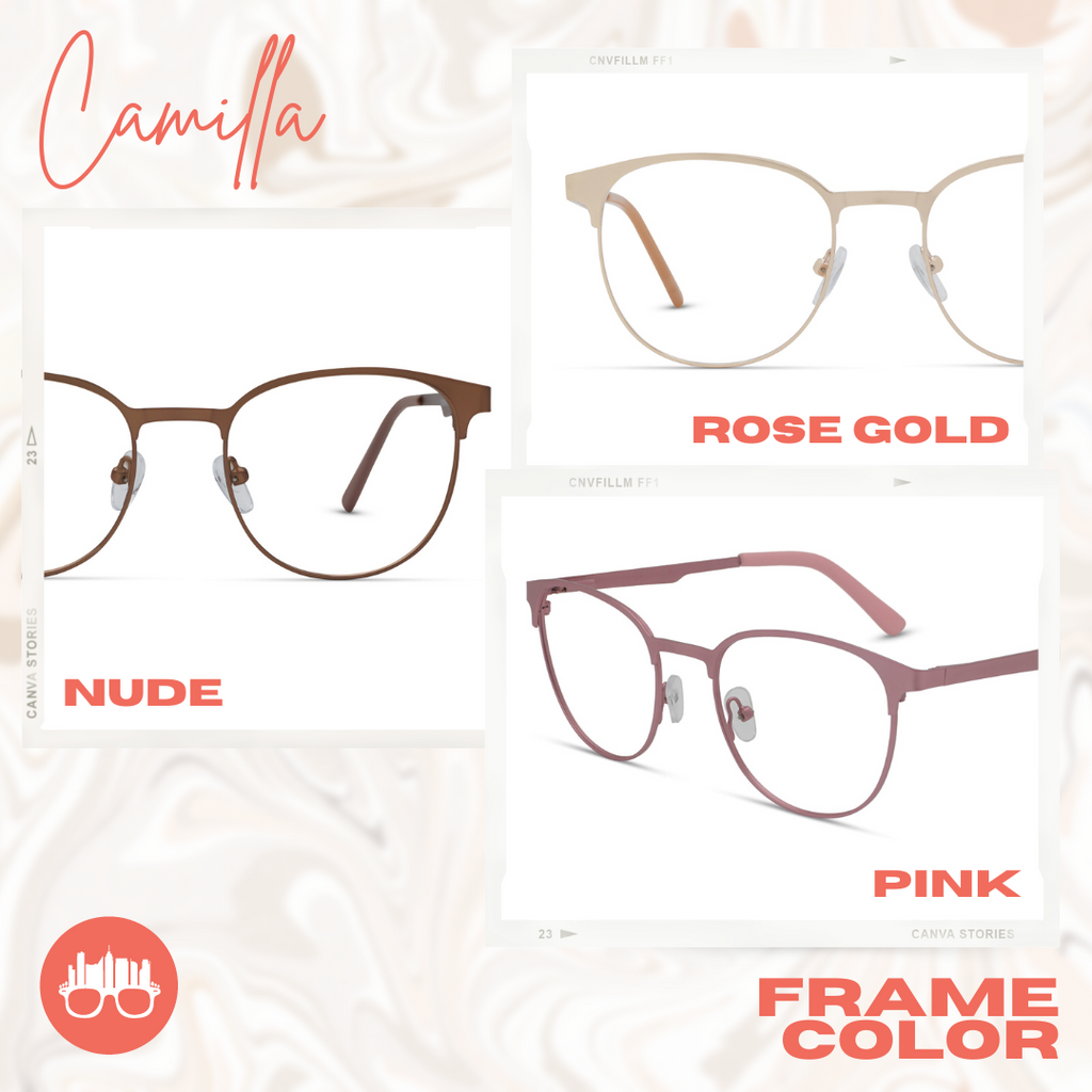 MetroSunnies Camilla Specs (Rose Gold) / Replaceable Lens / Eyeglasses