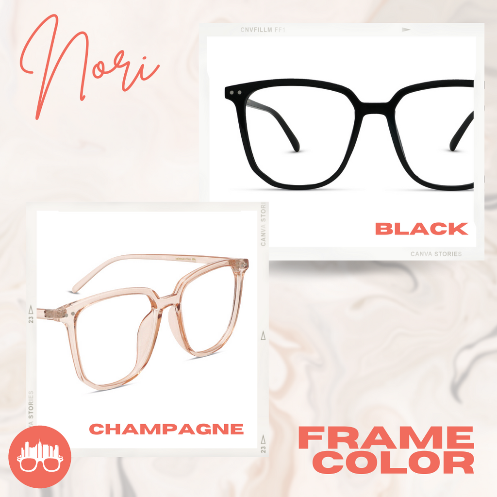 MetroSunnies Nori Specs / Anti Radiation Glasses for Women and Men / E