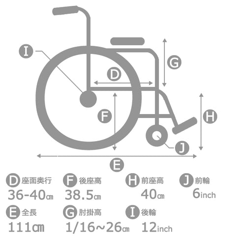 車椅子サイズ2