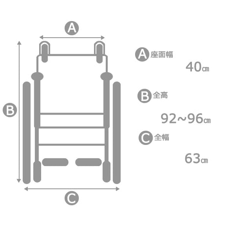 車椅子寸法