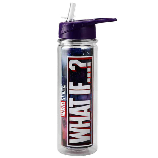 Marvel What IF? Title Logo 24oz Plastic Water Bottle