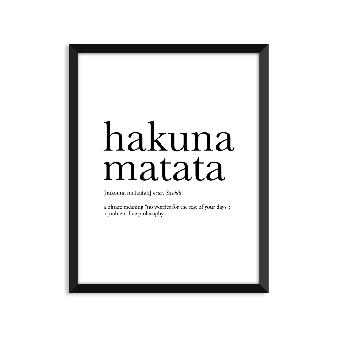 swahili hakuna matata