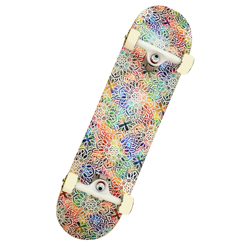 Art on Deck x Sandy Richter Studios Mandala Custom Complete Skateboard