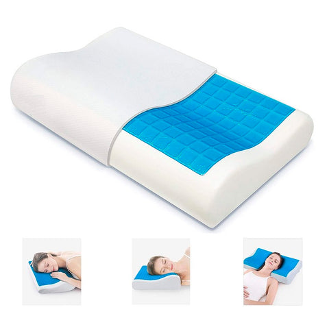 Almohada cervical espuma de memoria con capa en gel – HilaHogarTienda