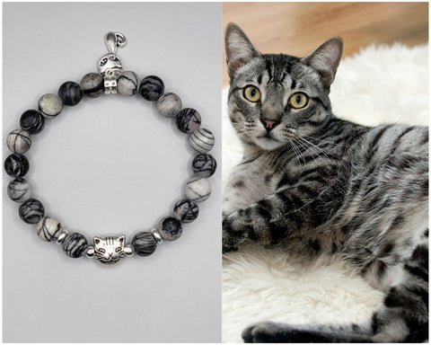 Calico Tabby Cat Bracelet | Calico cat | Torbie cat | Caliby cat