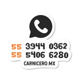 Carnicero MX WhatsApp 55 39 44 03 62 y 55 54 06 62 80