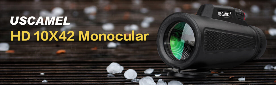 USCAMEL, 10X Monocular Eyepiece, 42MM objective lens
