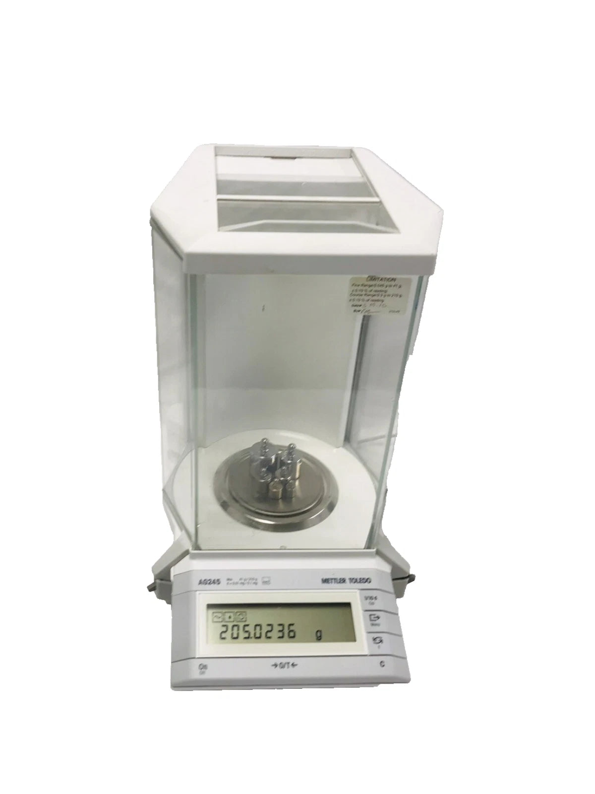Mettler Toledo AG245 Analytical Balance Scale Tested Working Video