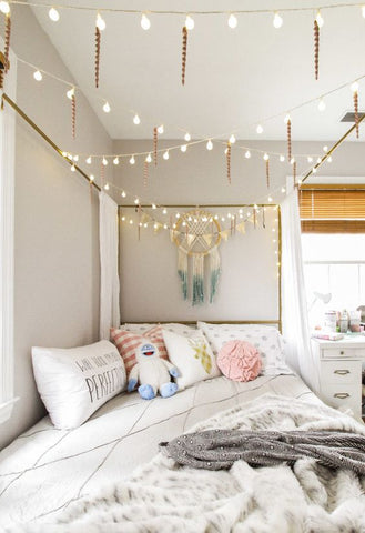 bedroom fairy lights