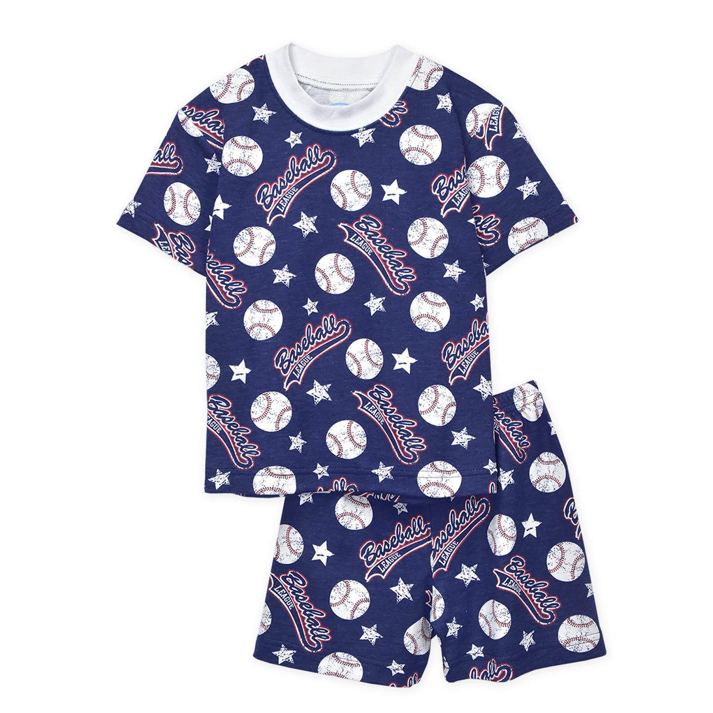 Baseball Short PJs – Hopscotch Baby and Children's Boutique