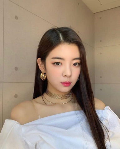 Daily three-ring earring(ITZY-Ryujin,Dreamcatcher-Jiu,ITZY-Ria,WJSN-Exy) - 925 Sterling Silver