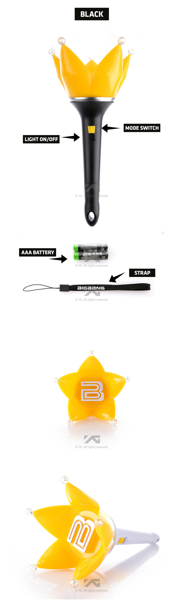 BIGBANG BLACK (VER.4) LIGHT STICK