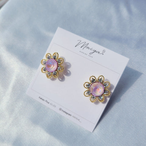 Swal Daily Flower Earring (Redvelvet-Joy) - 925 Sterling Silver