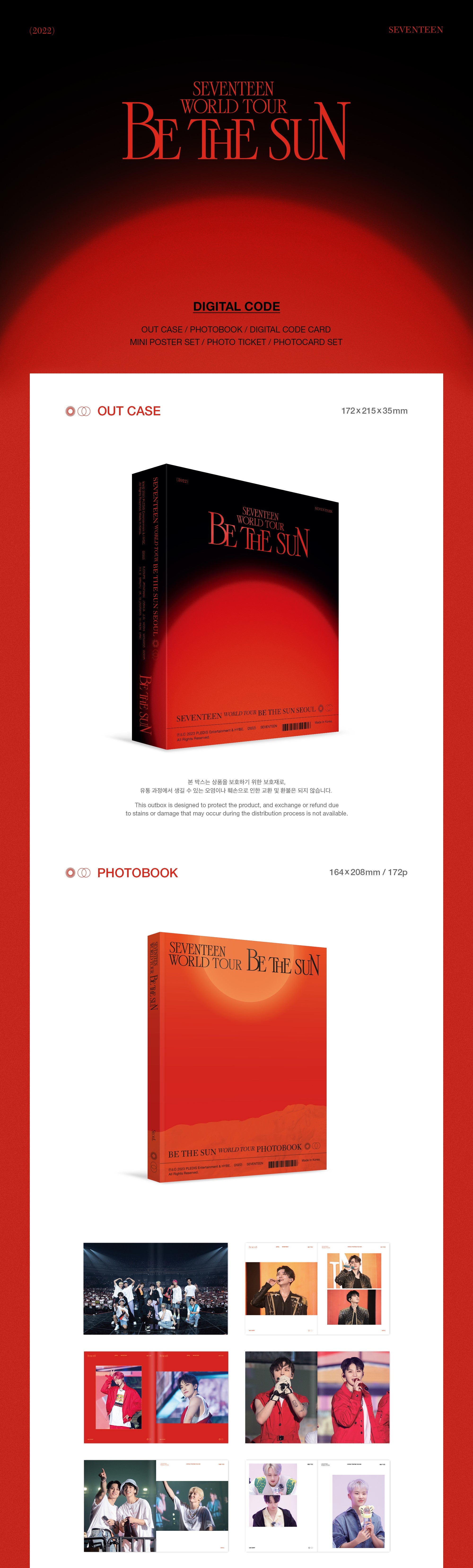 [PRE ORDER] SEVENTEEN WORLD TOUR [BE THE SUN] - SEOUL DIGITAL CODE