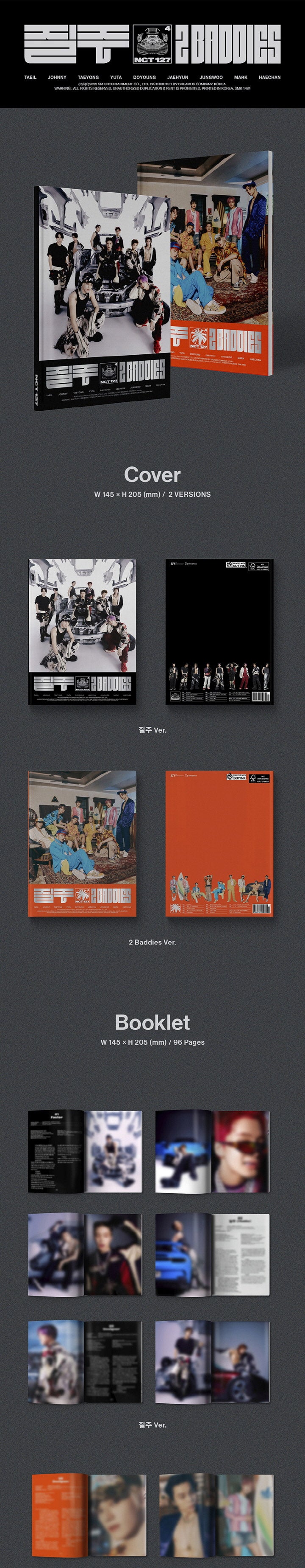 [SALE] NCT 127 ALBUM - 2 BADDIES (PHOTOBOOK VER.)