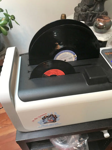 How to clean moldy records - The Kirmuss at work
