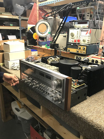 Pioneer SX-1980 on the repair bench